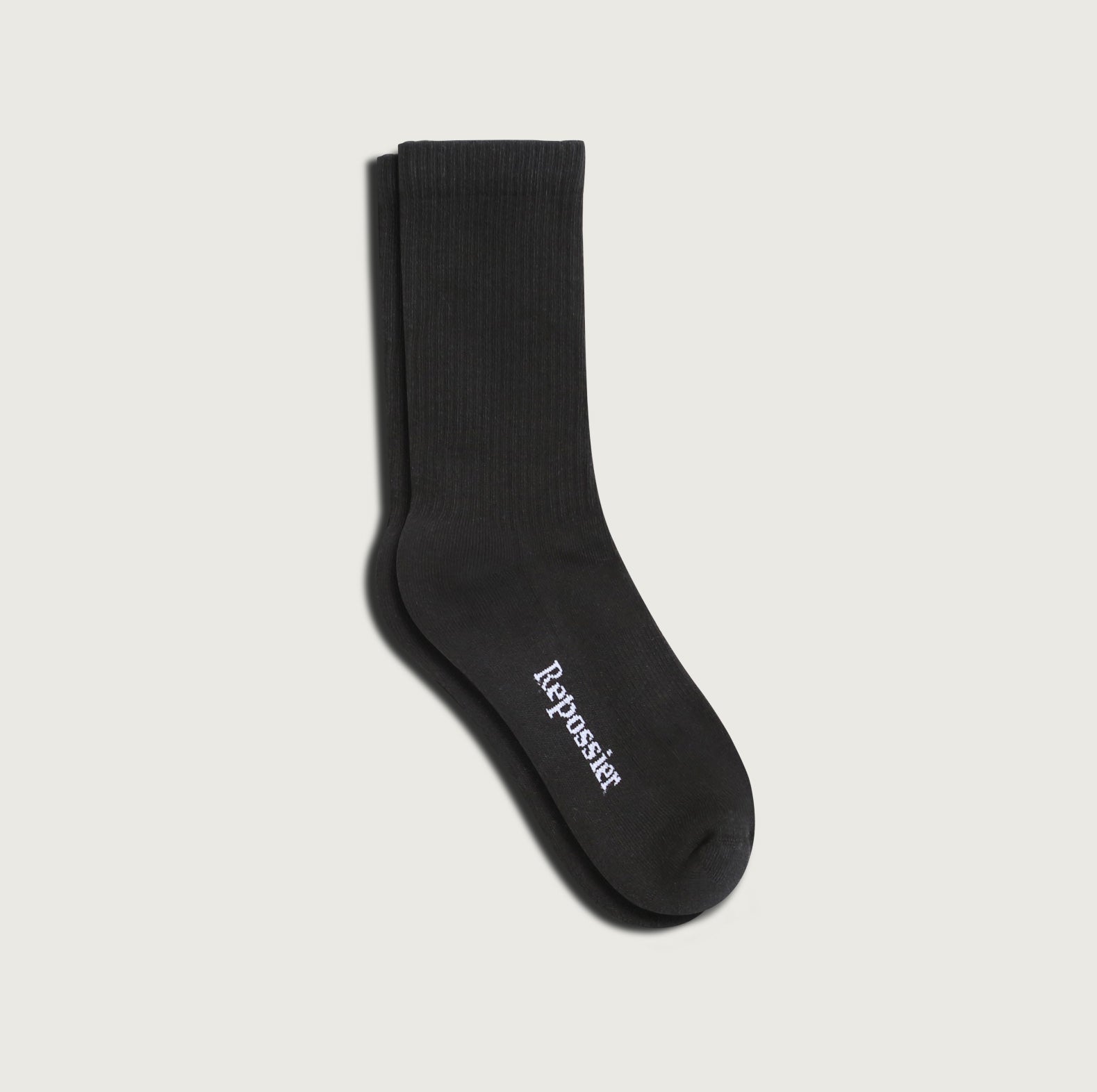 Black Classic Crew Socks