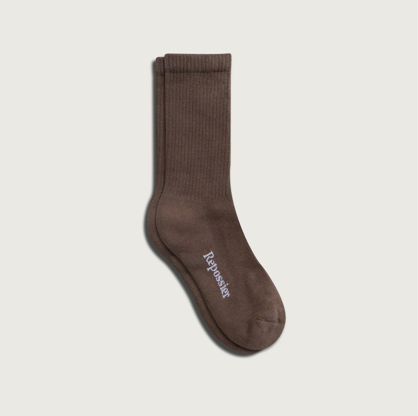 Brown Classic Crew Socks