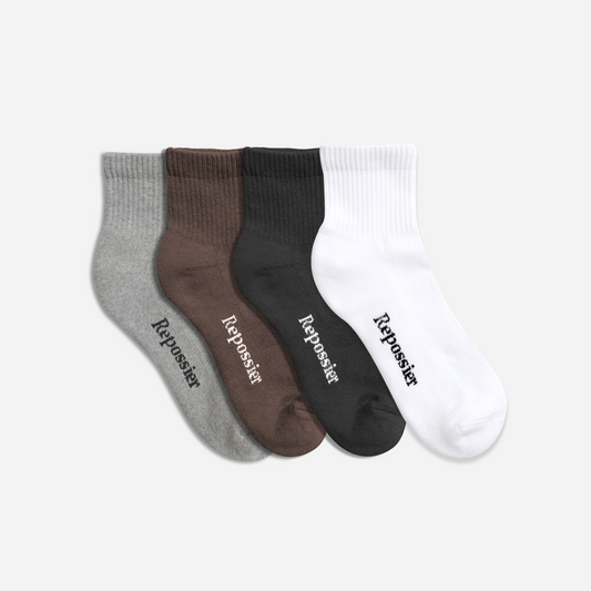 NEUTRALS HALF CREW SOCKS 4-PACK